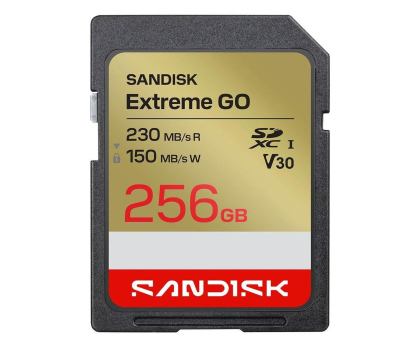 Karta pamięci Sandisk 256GB SDXC Extreme Go UHS-I 230/150 MB/s